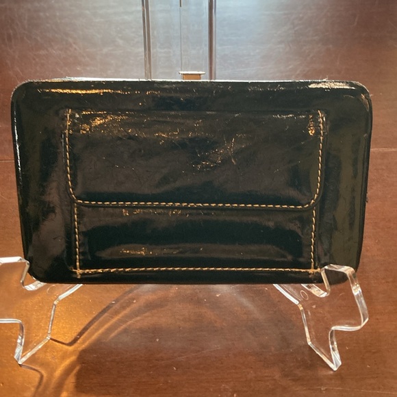 Brown Cross Wallet with Bling and Clasp Closure - Picture 6 of 13